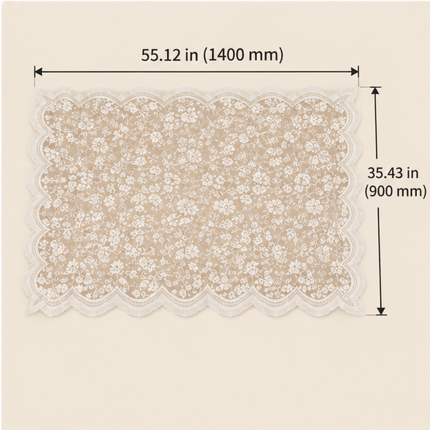 Little Wildflower Lace Tablecloth