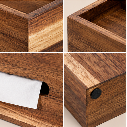 Wooden Desktop Storage Box