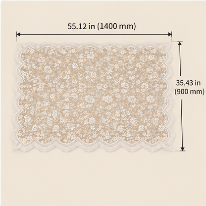 Little Wildflower Lace Tablecloth