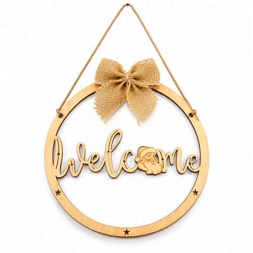 Wooden Home Welcome Decorative Sign