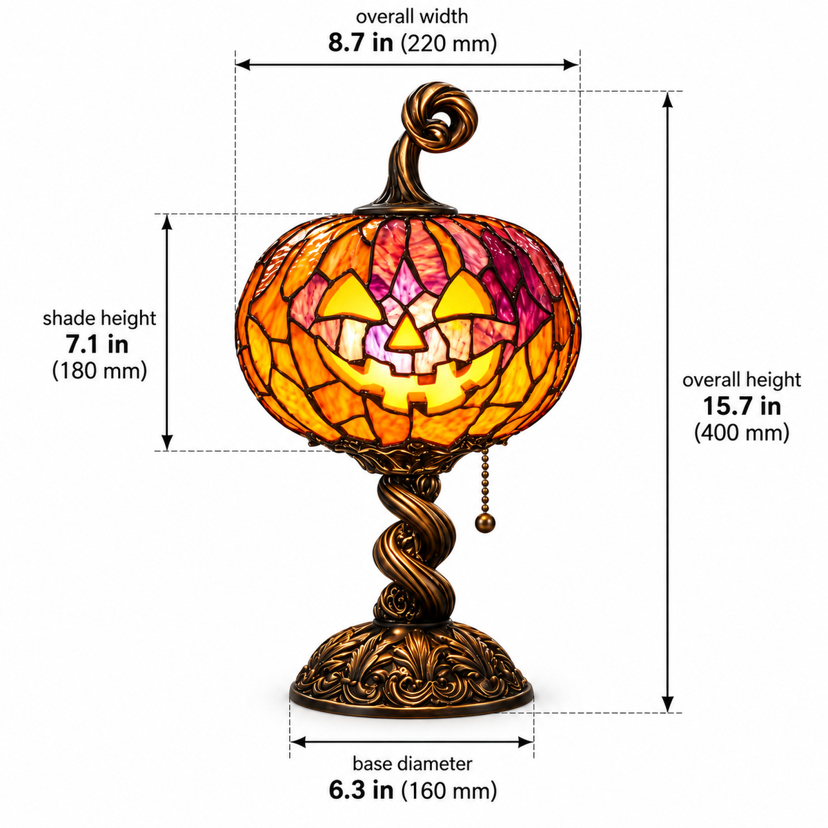Halloween Pumpkin Atmosphere Table Lamp