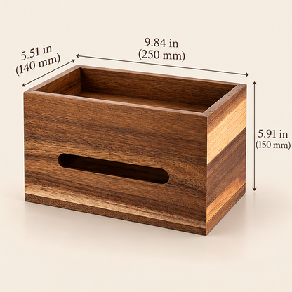 Wooden Desktop Storage Box