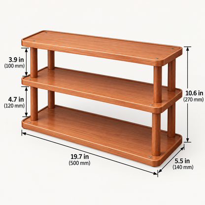 Three-Tier Desktop Storage Rack